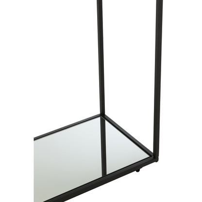 Consolle Metallo/Vetro Nero J-Line