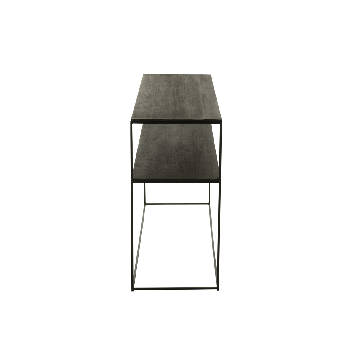 Consolle Rettangolare Legno Riciclato/Metallo Nero J-Line