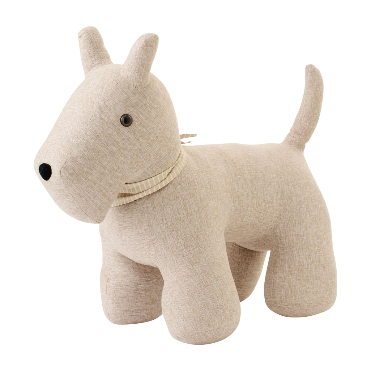 Tappaschiena Cane con Sciarpa Poliestere Beige Large J-Line