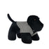Deurstopper Hond Pied-De-Poule Polyester Zwart/Wit J-Line - Deurstopper - J-Line - livinglovely.nl
