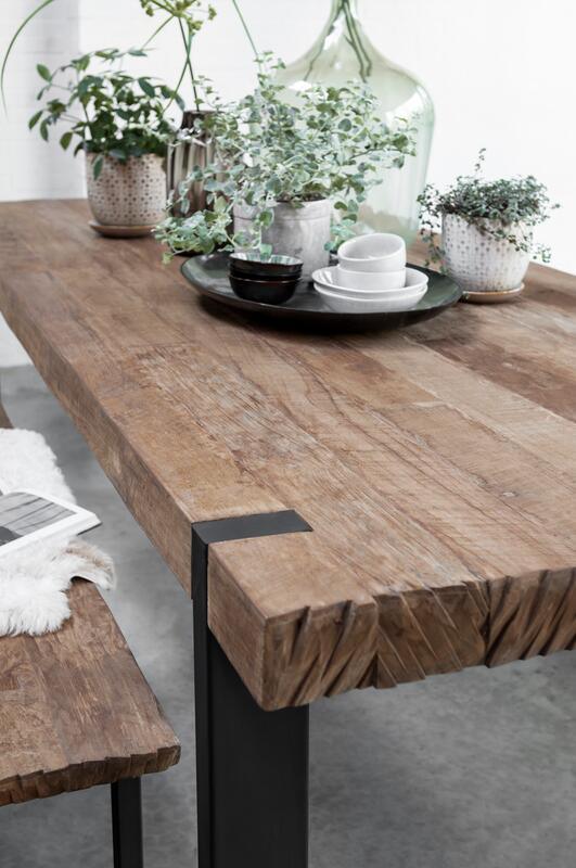 DTP Home Timeless Eettafel Beam 250cm - Eetkamertafel - DTP Home - livinglovely.nl