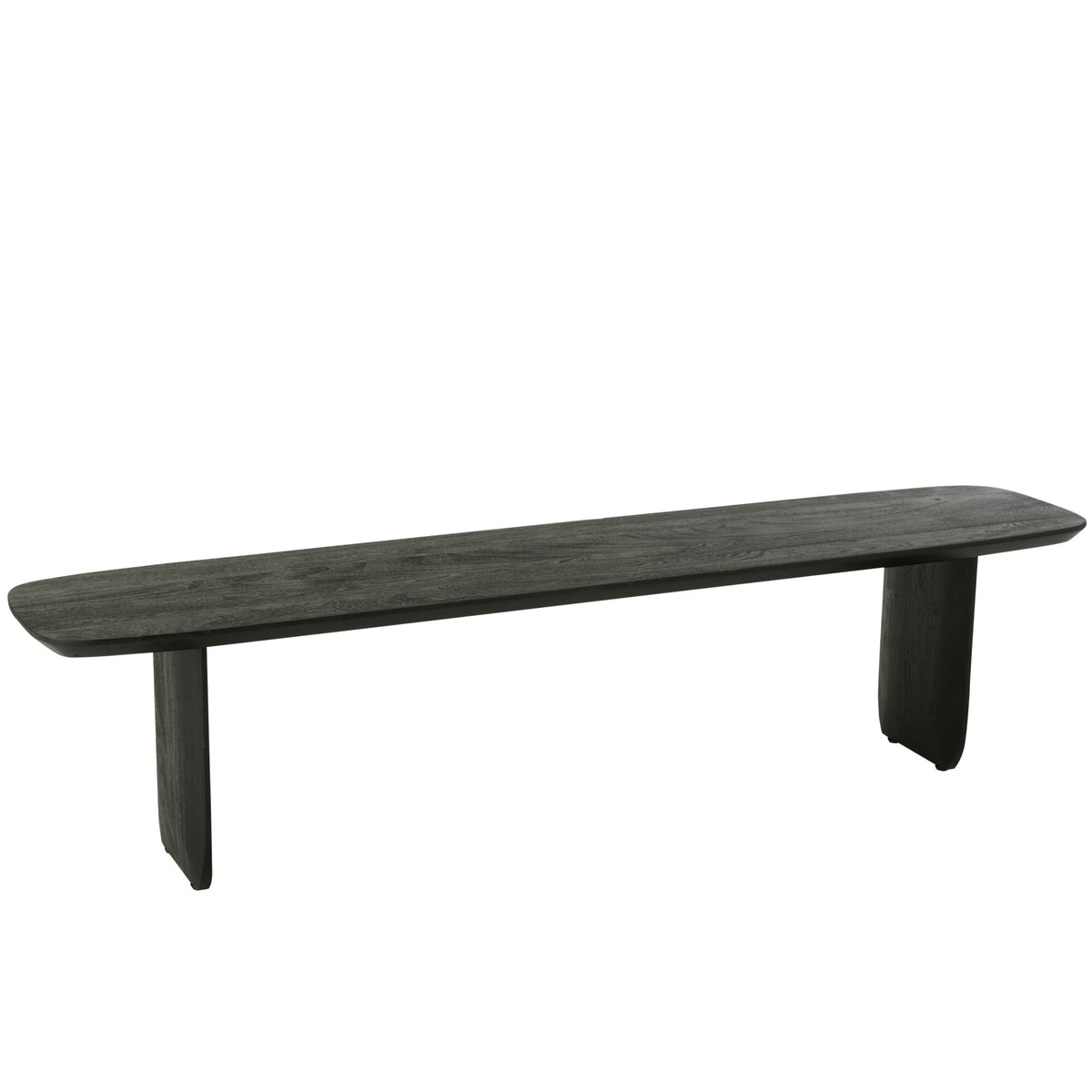 Panca da pranzo in legno di acacia nera 190 cm J-Line