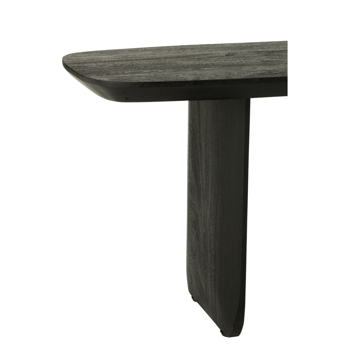 Panca da pranzo in legno di acacia nera 190 cm J-Line