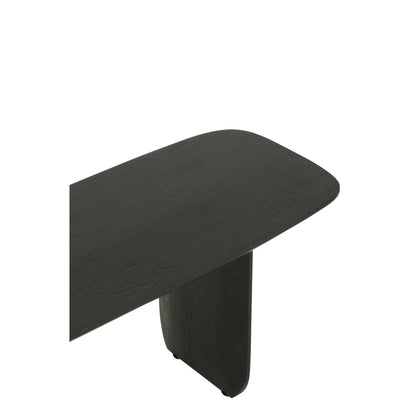 Panca da pranzo in legno di acacia nera 190 cm J-Line