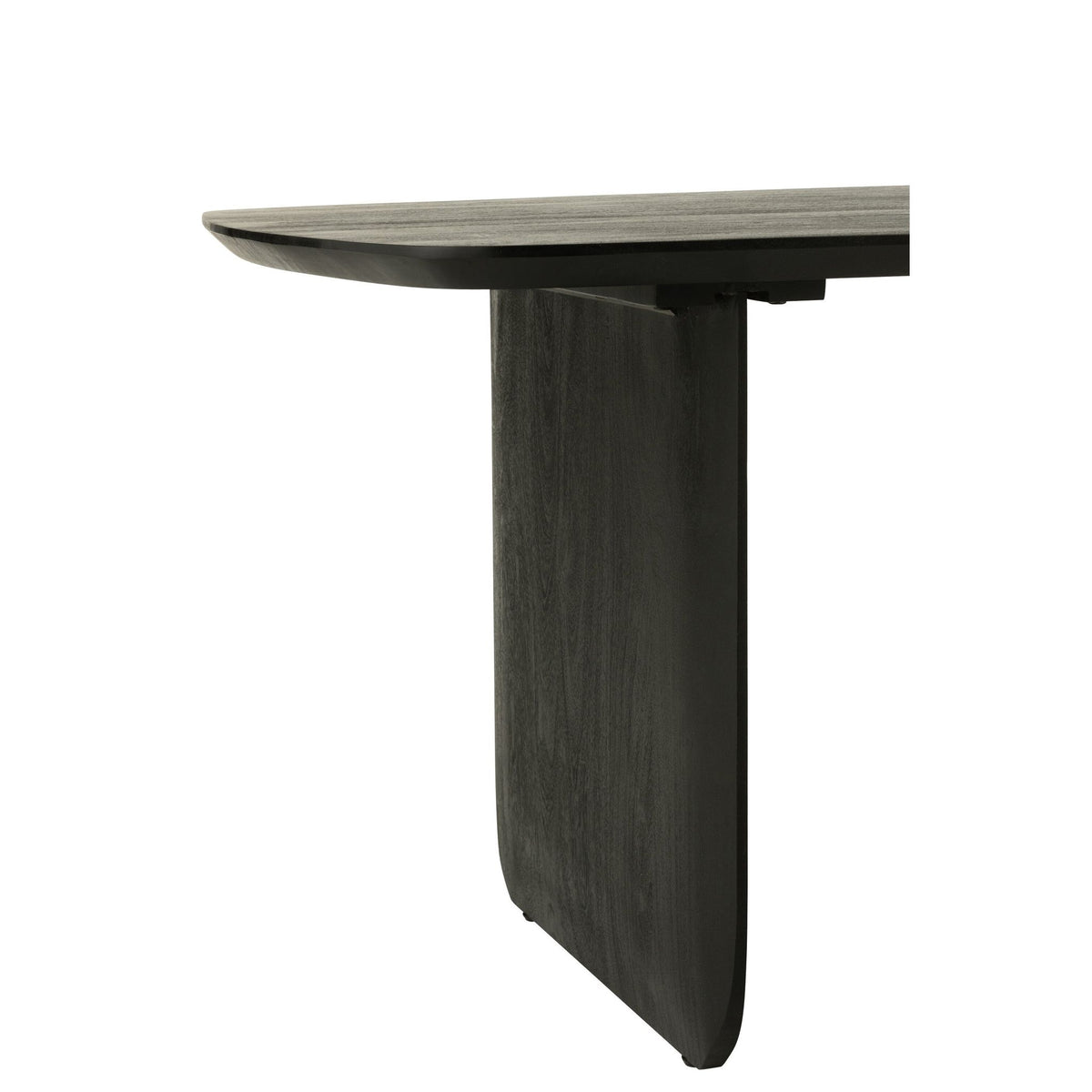 Tavolo da pranzo in legno di acacia nero 190x100 cm J-Line