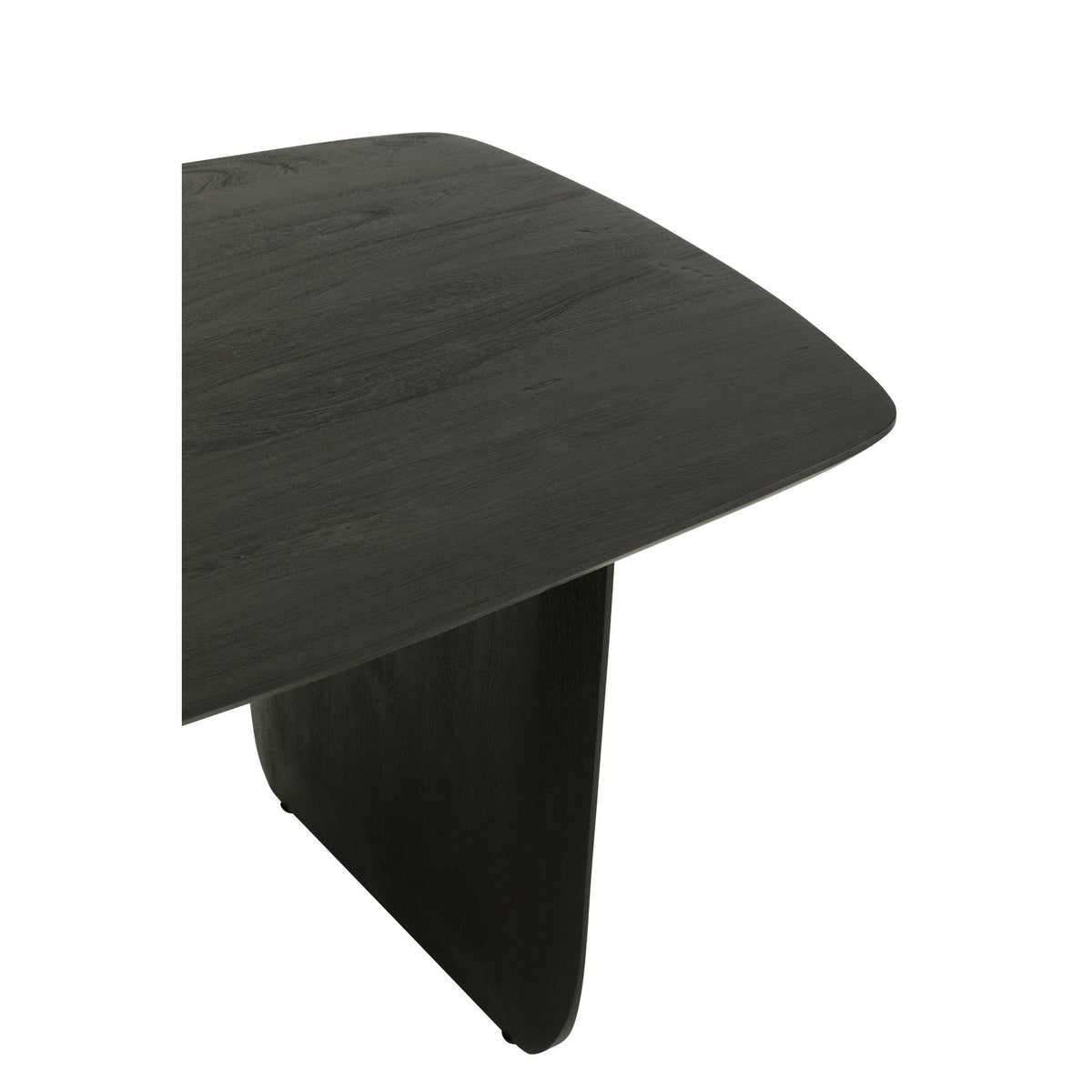 Tavolo da pranzo in legno di acacia nero 190x100 cm J-Line