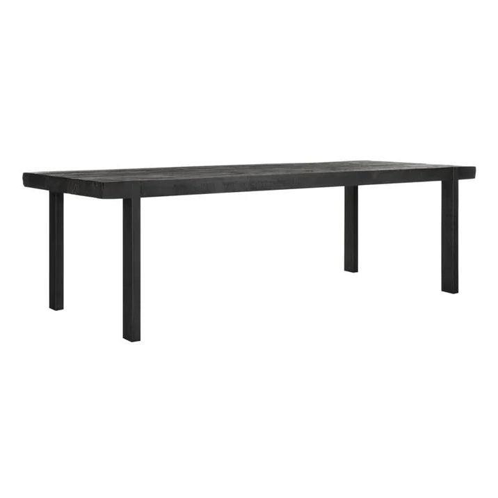 Zwarte eetkamertafel 225cm met massieve poten DTP Home