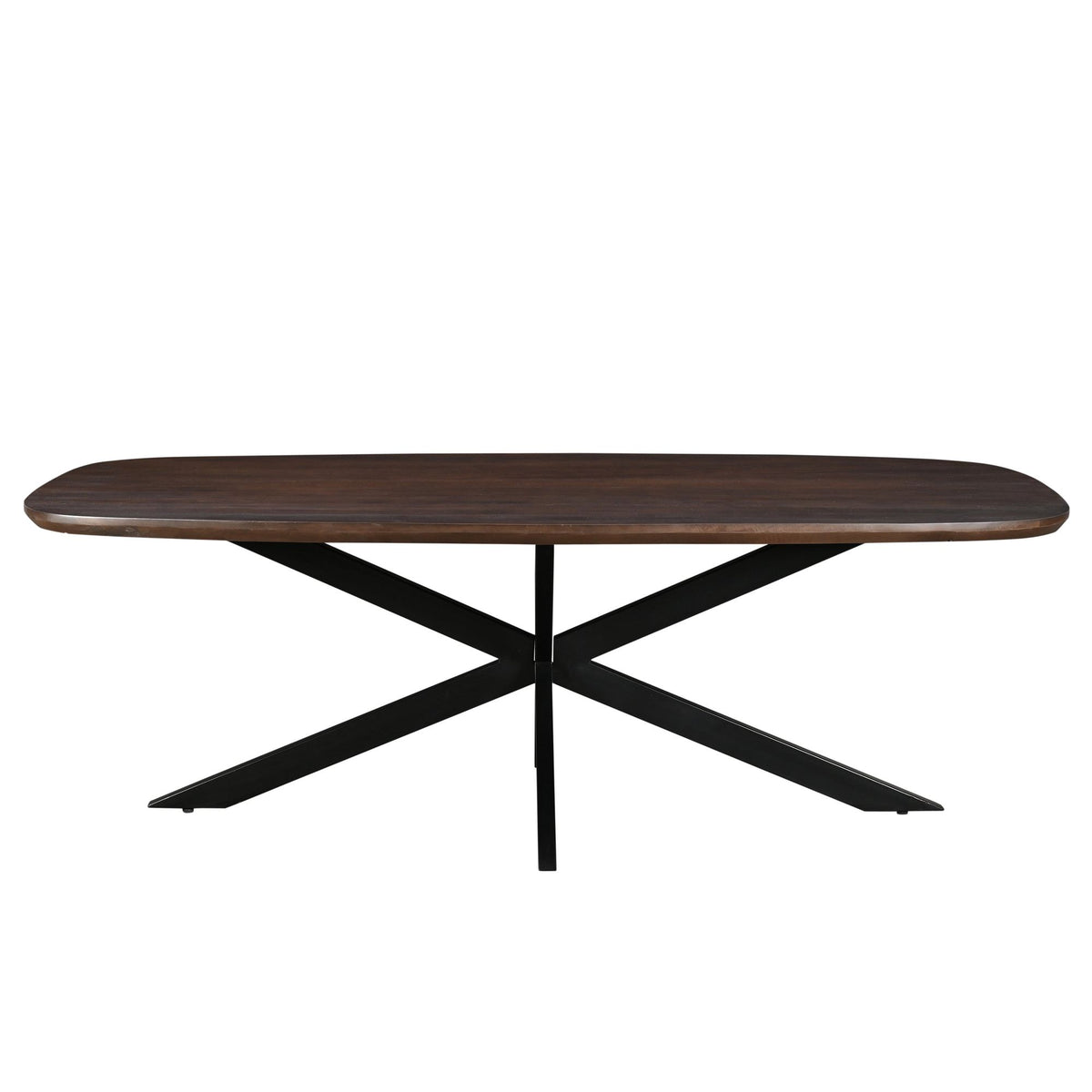 Eettafel Jesper Danish oval mangohout Chestnut 210cm van Livingfurn