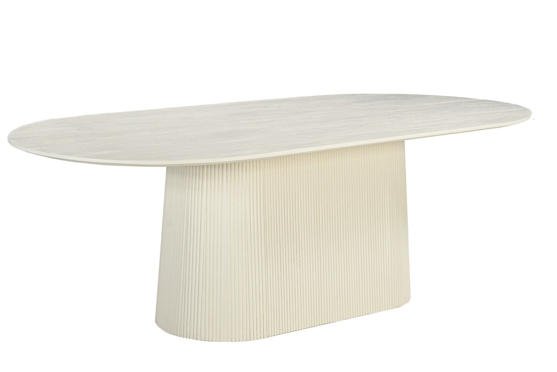 Eettafel Patrice 230cm in massief mangohout, L230cm x B110cm x H76cm