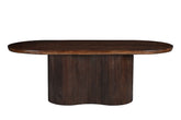 Ovale eettafel Sevilla 300cm van Livingfurn in Chestnut