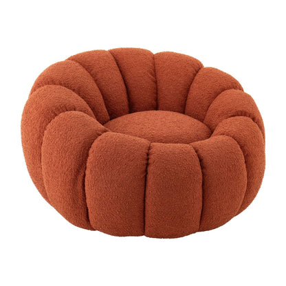 Poltrona Flower in schiuma marrone ruggine J-Line