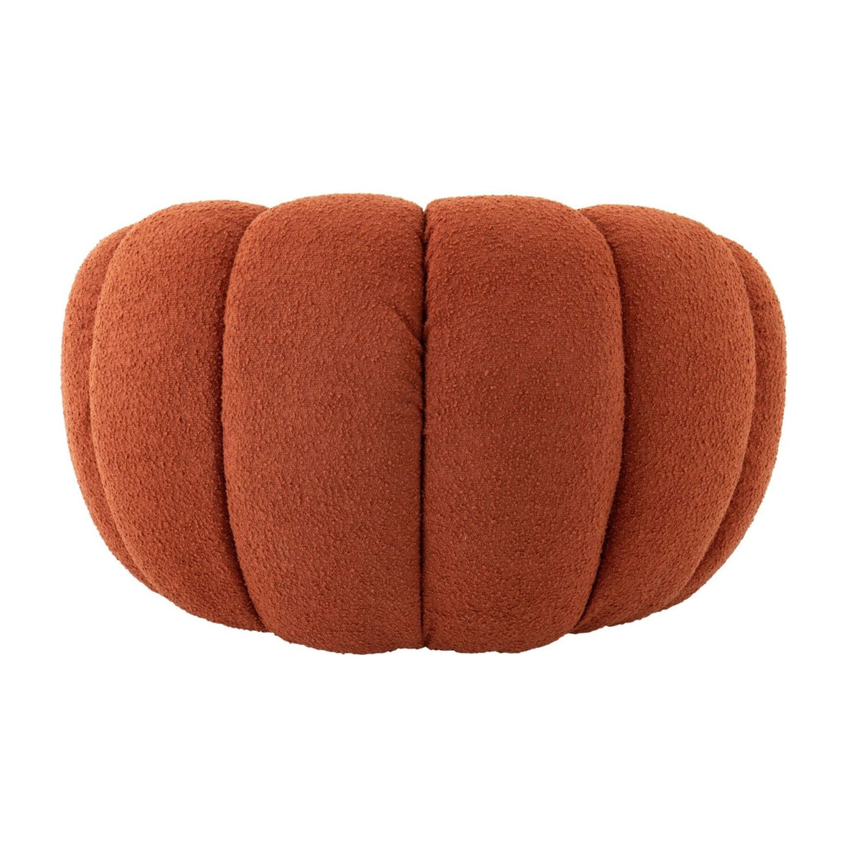 Poltrona Flower in schiuma marrone ruggine J-Line