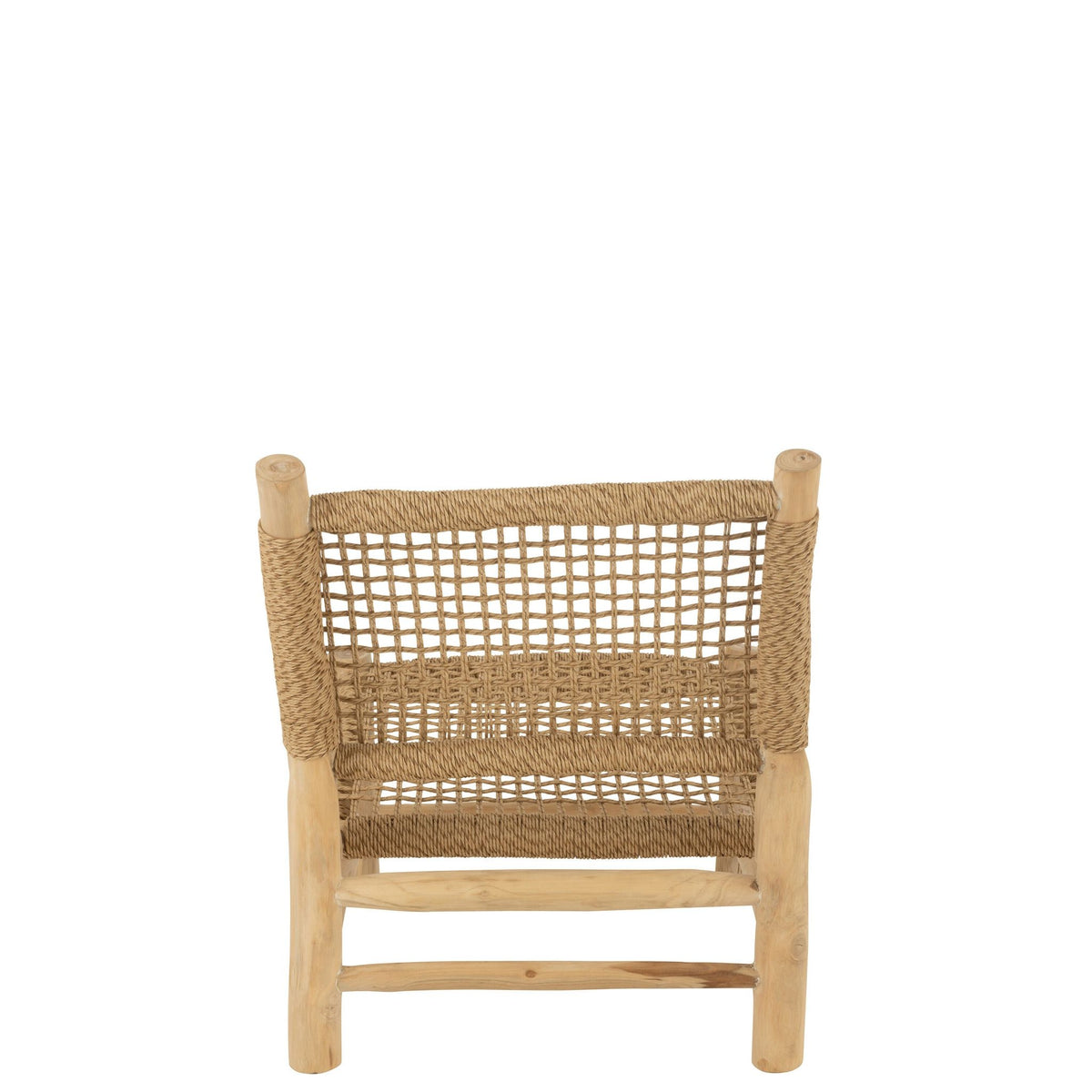 Poltrona Vita Legno di Teak/Plastica Naturale J-Line