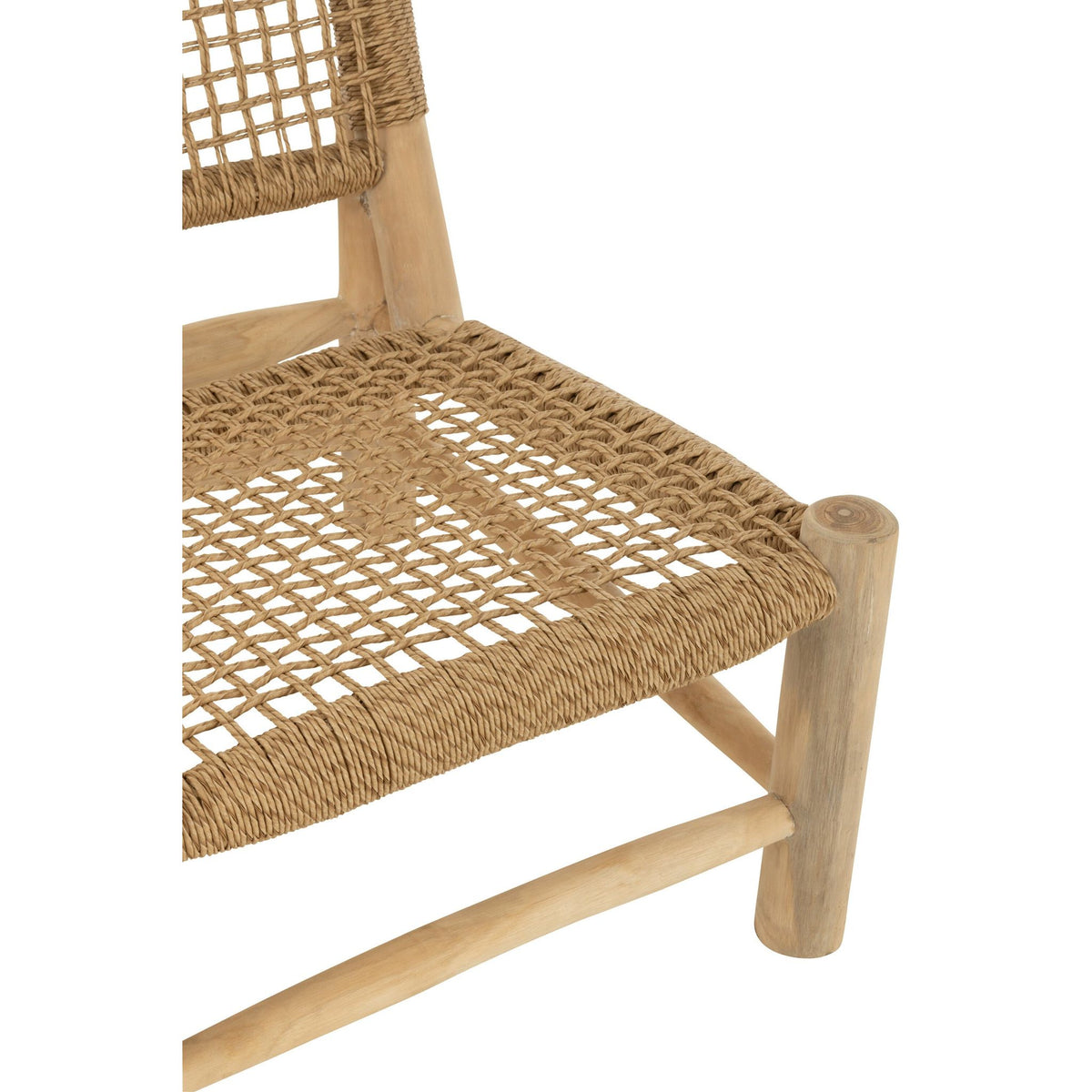 Poltrona Vita Legno di Teak/Plastica Naturale J-Line