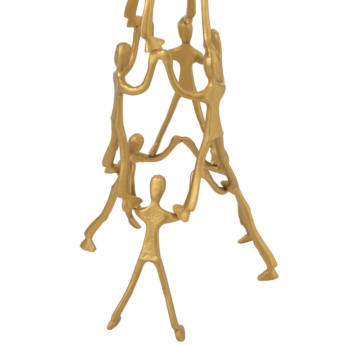Figura Tower in alluminio dorato, H 147 cm, J-Line