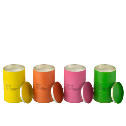 Candela profumata Assortimento Family Quote 50 Ore J-Line