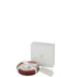 Geurkaars Livia Glas Rood Small-15u - Geurkaars - J-Line - livinglovely.nl