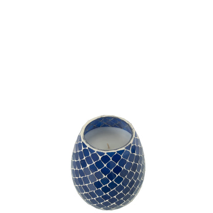 Candela profumata Mia Mosaico Blu Small-90u J-Line