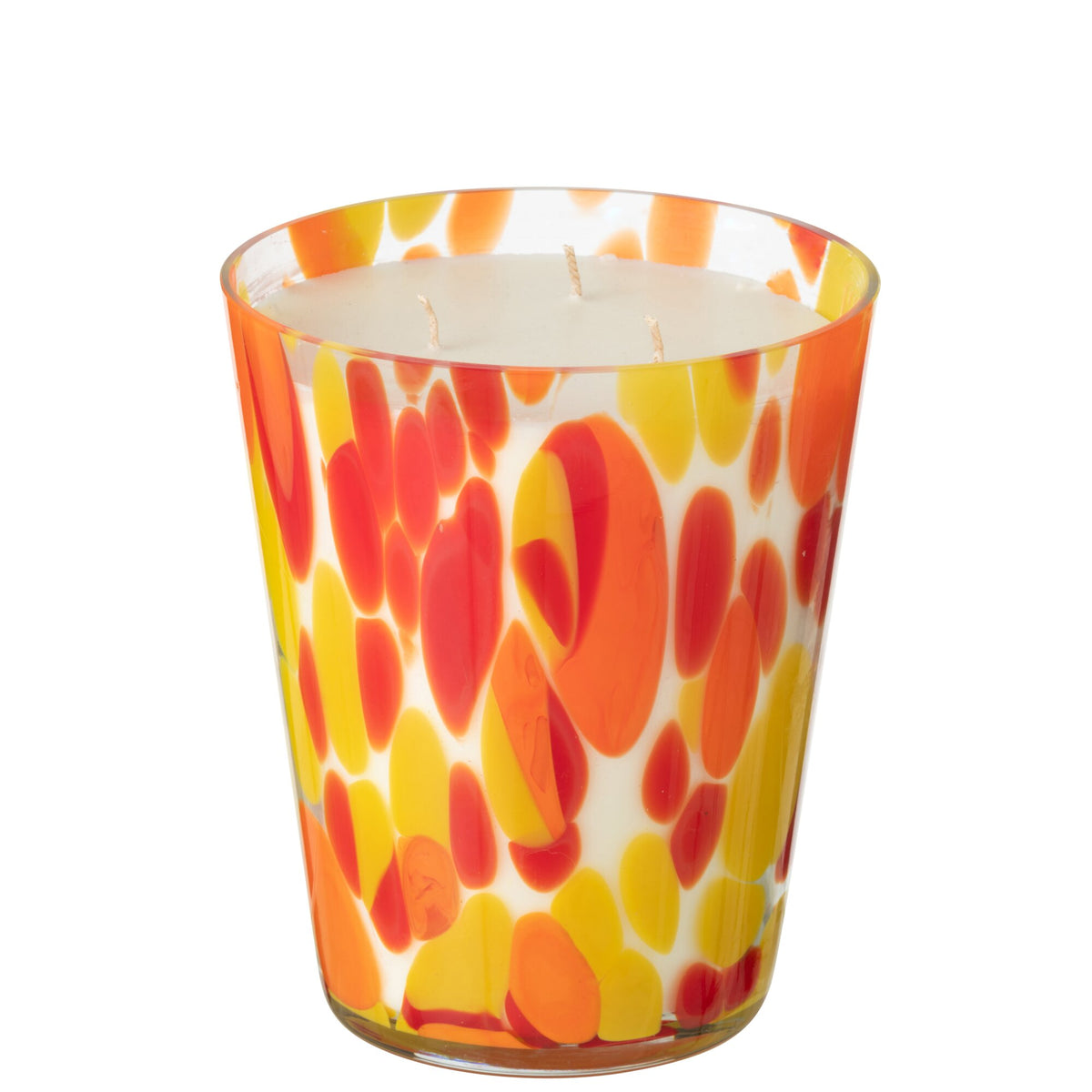 Candela profumata Noa Rosso/Giallo Large 95 ore J-Line