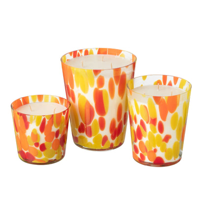 Candela profumata Noa Rosso/Giallo Large 95 ore J-Line