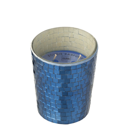 Geurkaars Spiegel Glas Blauw J-Line