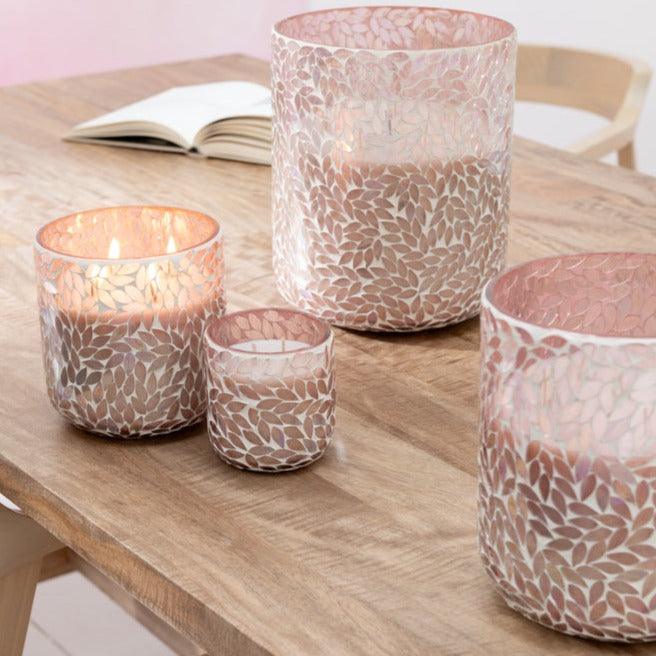 Geurkaars Tender Rose Wax Roze Large - 120u