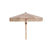 Handgeknoopte Parasol - Créme Fringe - 300cm - Handgeknoopte parasol - Todo Bien - livinglovely.nl