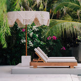 Handgeknoopte Parasol - Polynesië- Crème 250cm - Handgeknoopte parasol - Todo Bien - livinglovely.nl