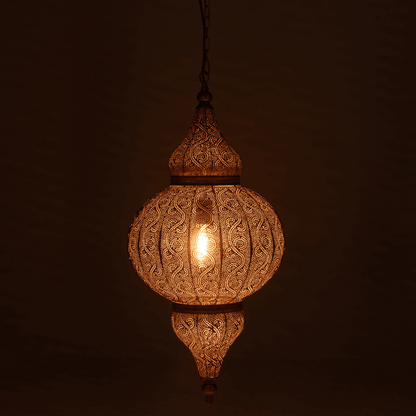 Hanglamp Boor Metaal Goud Large - Hanglamp - J-Line - livinglovely.nl