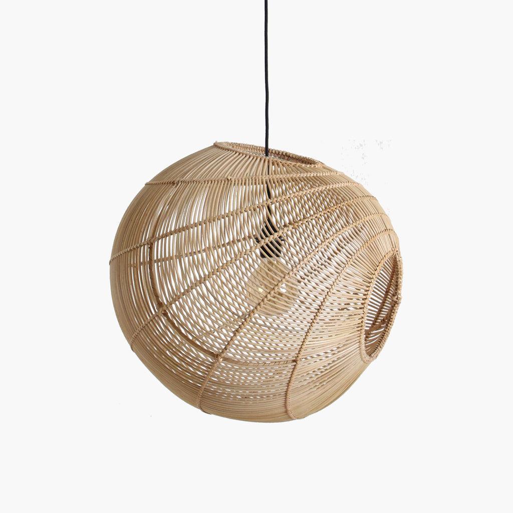 Hanglamp Luna Sphere Natural Raw Materials - Hanglamp - Raw Materials - livinglovely.nl