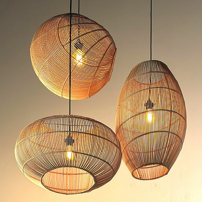 Hanglamp Luna Sphere Natural Raw Materials - Hanglamp - Raw Materials - livinglovely.nl