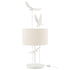 J-Line tafellamp Birds poly wit beige J-Line
