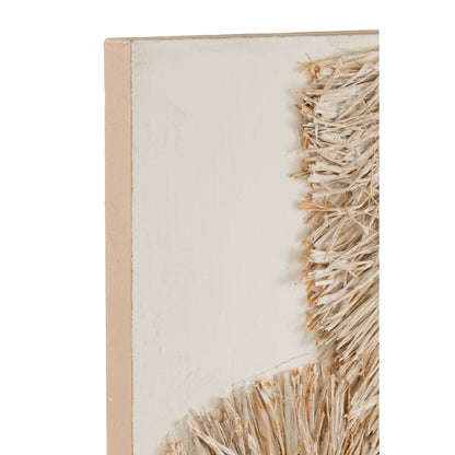 Decorazione da parete Ibiza canvas paint bianco crema set da 2 J-Line