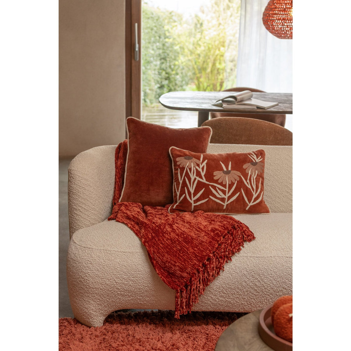 J-Line Divano bianco 2/3 posti J-Line