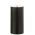 Kaars Led Zwart Medium - LED Kaars - J-Line - livinglovely.nl