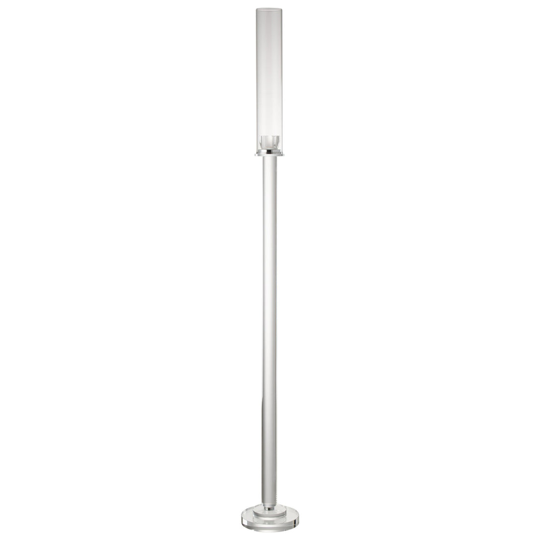 Portacandela Moira Vetro Trasparente Large Dia14xH120cm J-Line