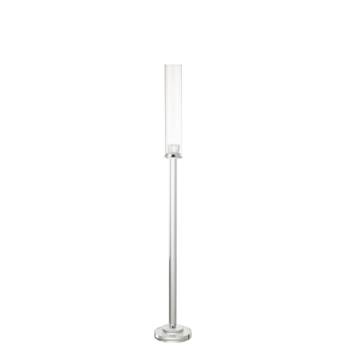 Portacandela Moira Vetro Trasparente Medio H100cm J-Line