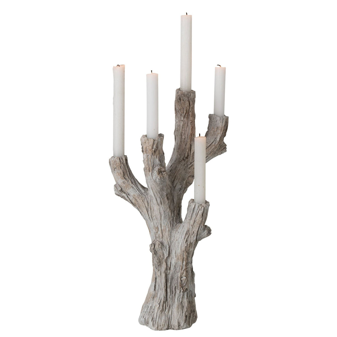 Portacandela Polyresin Tortora Large J-Line