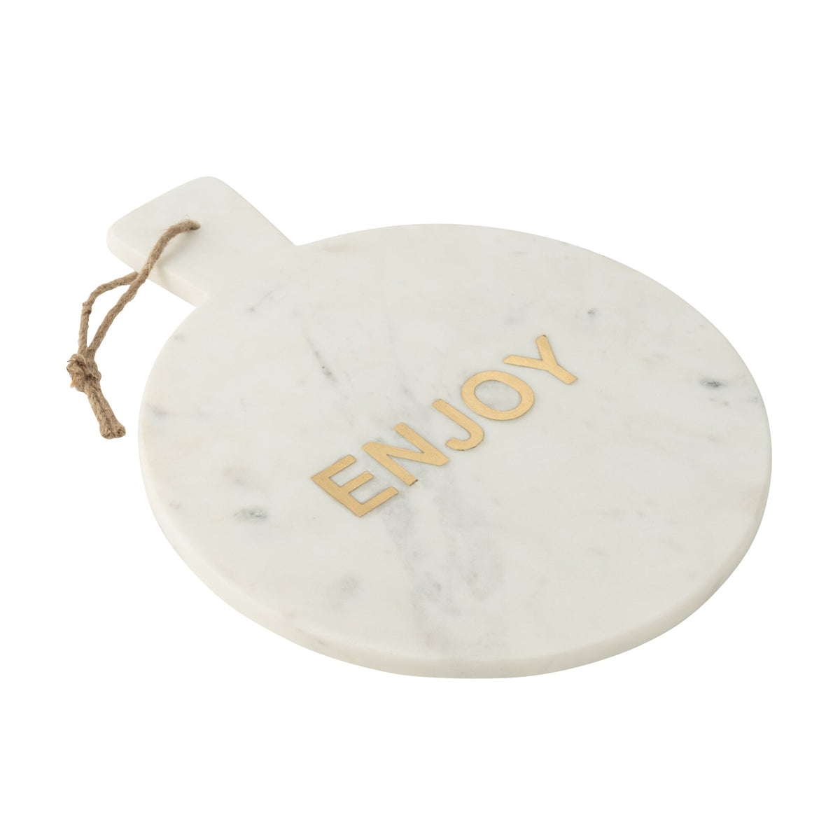 Tagliere per formaggi rotondo Enjoy marmo bianco