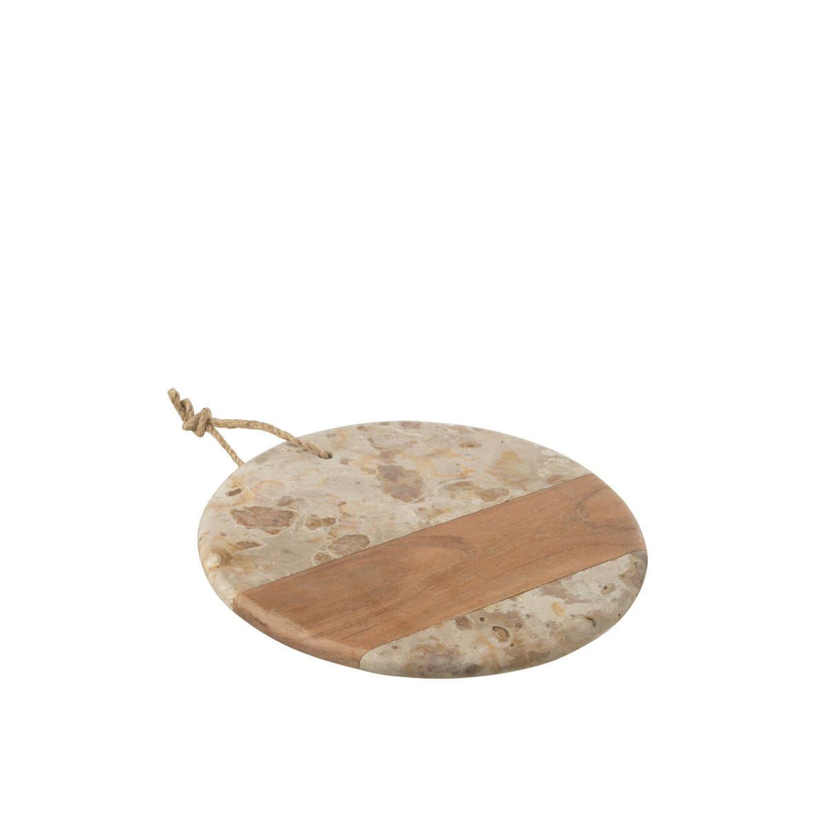 Tagliere per formaggi rotondo in marmo beige/naturale J-Line
