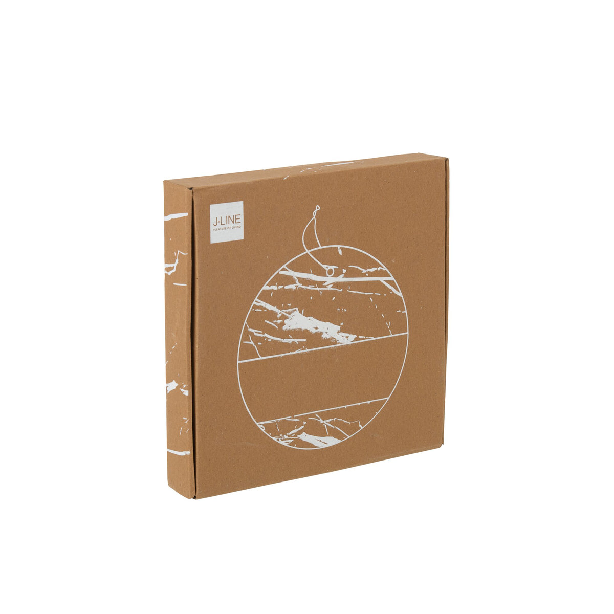 Tagliere per formaggi rotondo in marmo beige/naturale J-Line