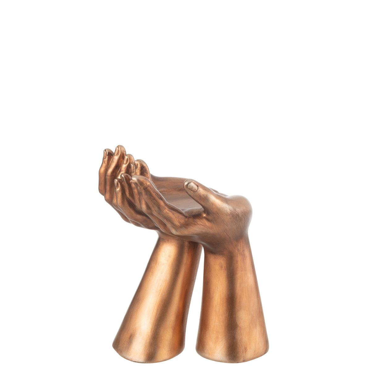 Candelabro Mani Resina Rame J-Line