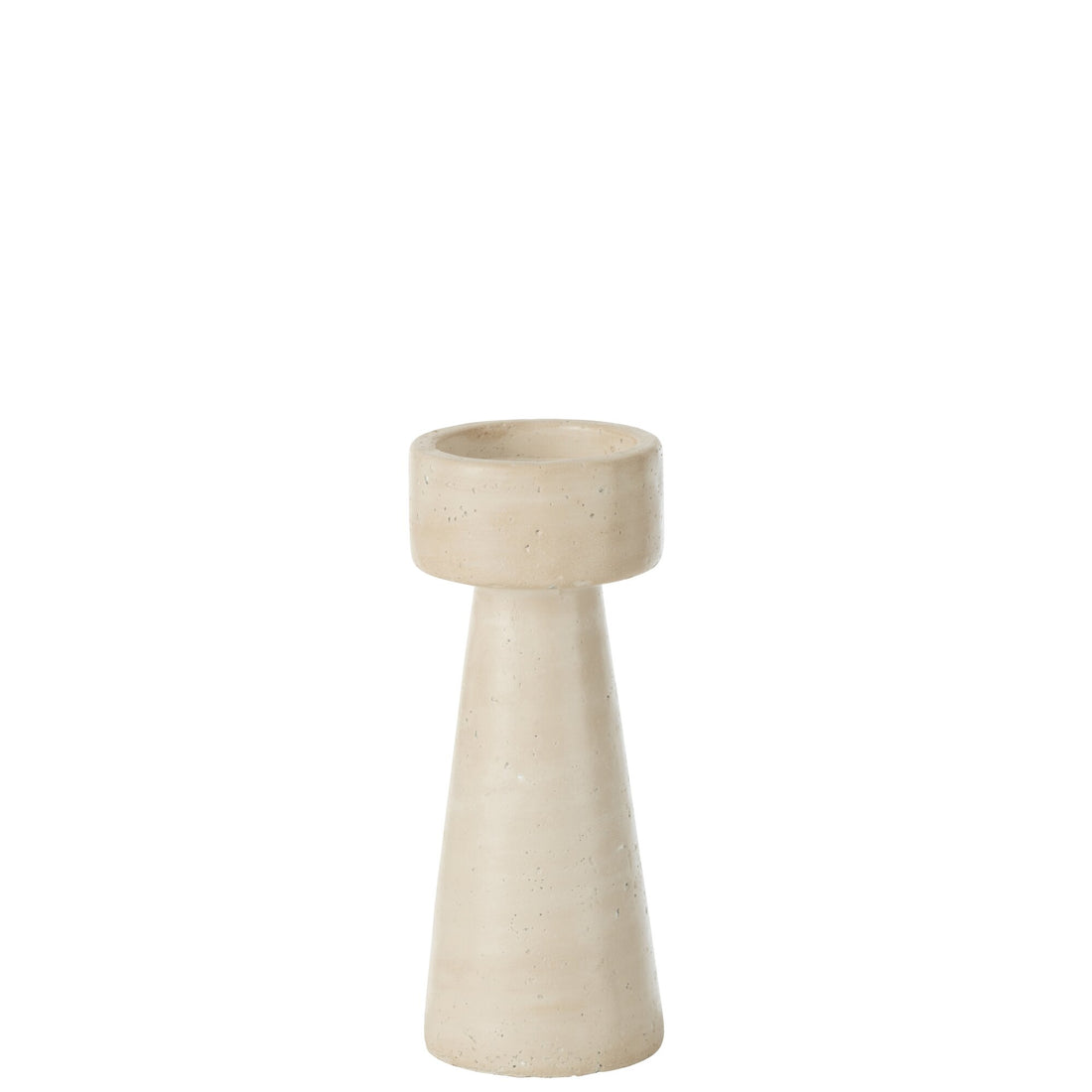 Candelabro Orlina Cemento Crema Large
