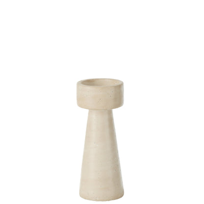 Candelabro Orlina Cemento Crema Large