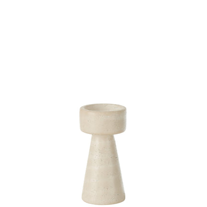 Candelabro Orlina Cemento Crema Medio J-Line