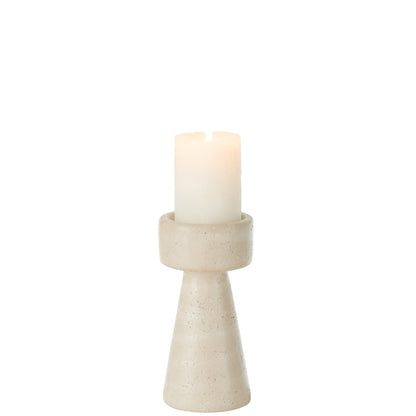 Candelabro Orlina Cemento Crema Medio J-Line