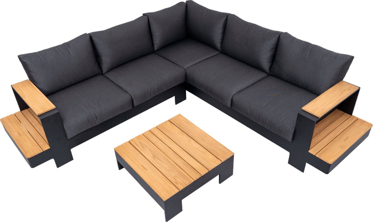 Kees Black Outdoor Loungeset - Lanterfant - Loungeset - Lanterfant - livinglovely.nl