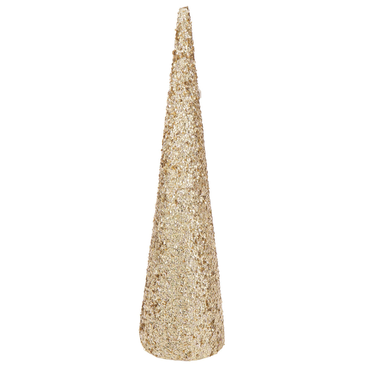 Cono Paillettes Spugna Color Oro Large H120cm J-Line