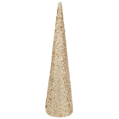 Cono Paillettes Spugna Color Oro Large H120cm J-Line