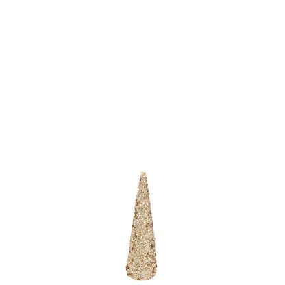 Cono Paillettes Spugna Color Oro Piccolo H46cm J-Line